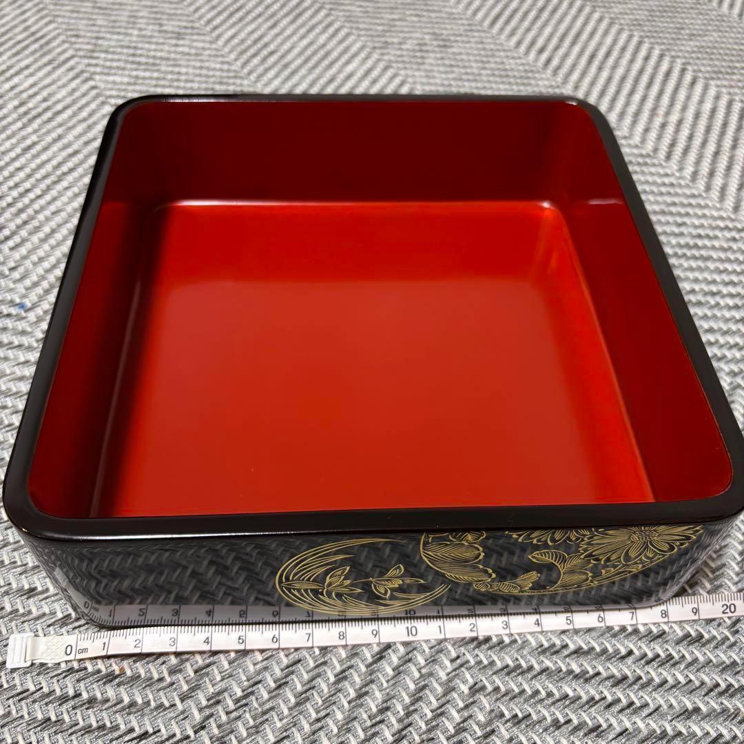 輪島塗　重箱　お重　金　伝統　工芸　漆器　2段 輪島塗 重箱 お重 金 伝統 工芸 漆器 2段