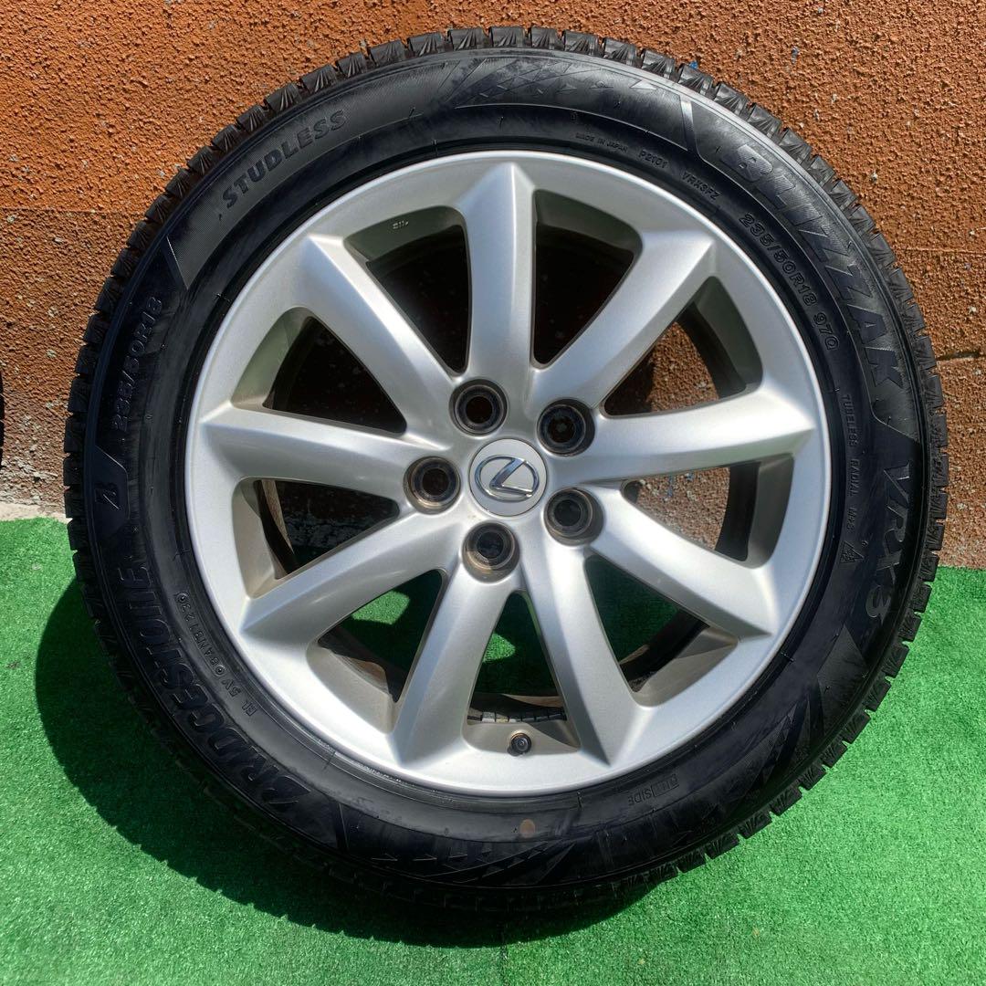 レクサスLS460 LS600H純正18インチホイール/スタッドレスタイヤ