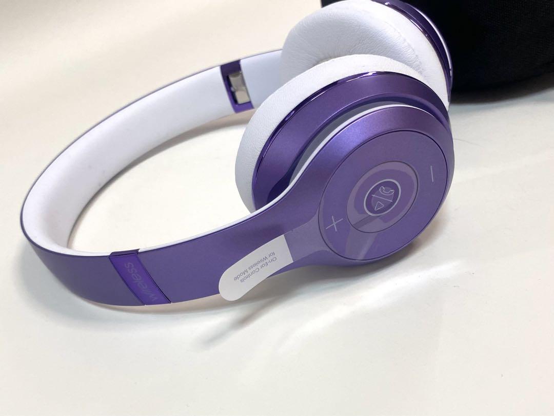Beats Solo3 ワイヤレスヘッドフォン 紫