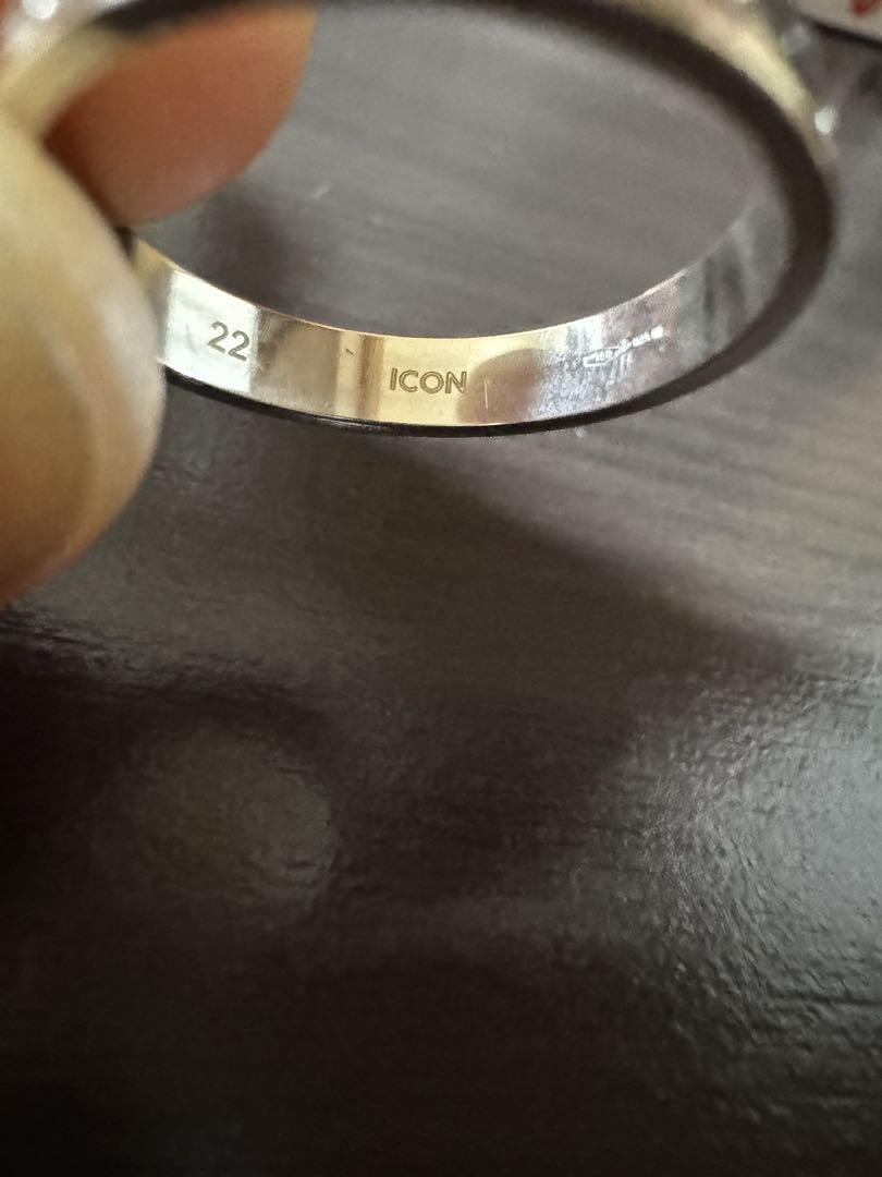 GUCCI アイコン　18k wg ICON リング　グッチ