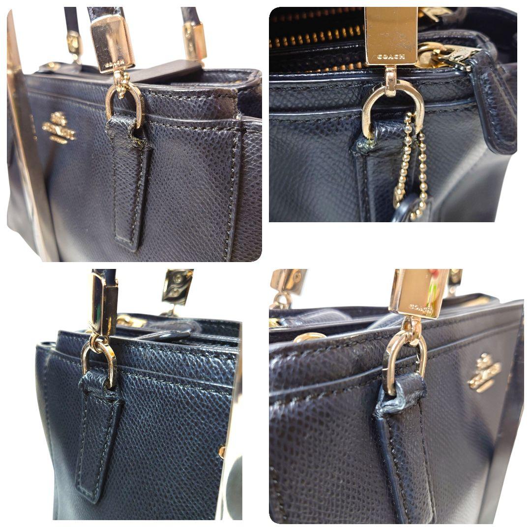 COACH　F34797 レザー　黒　2wayバッグ