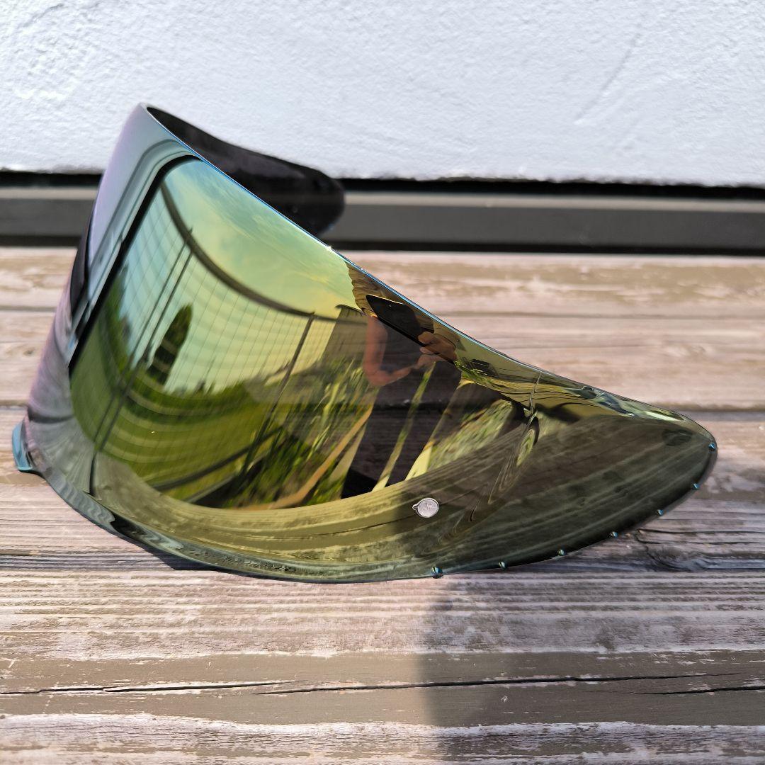 ゴールド CWR-F2 x15 Z8 SHOEI ミラーシールド - メルカリ