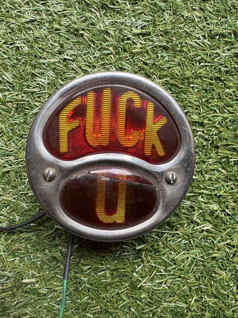 ハーレー デュオテール Fuck U 文字 5,000円