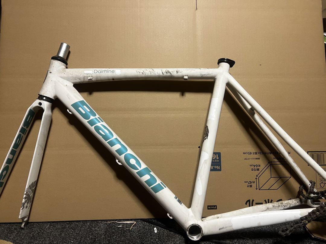 超人気の ビアンキ ピストバイク フレーム 自転車本体