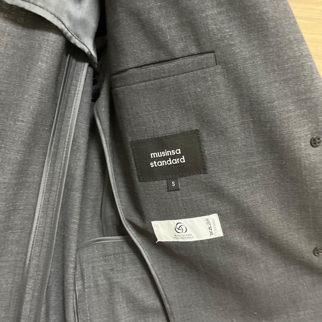 musinsa standaprd 韓国ジャケット グレー テーラードジャケット
