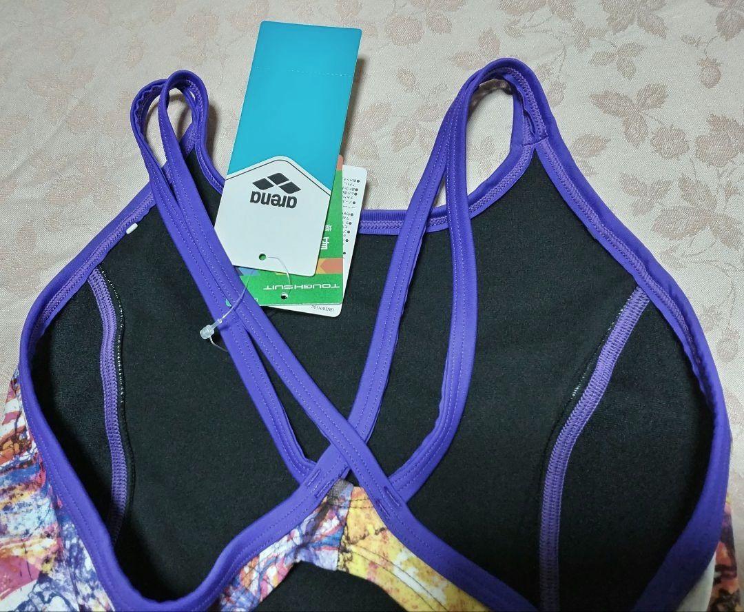 【新品】アリーナ ワンピーススパッツ 水着 オープンバック ミドルレッグ XO