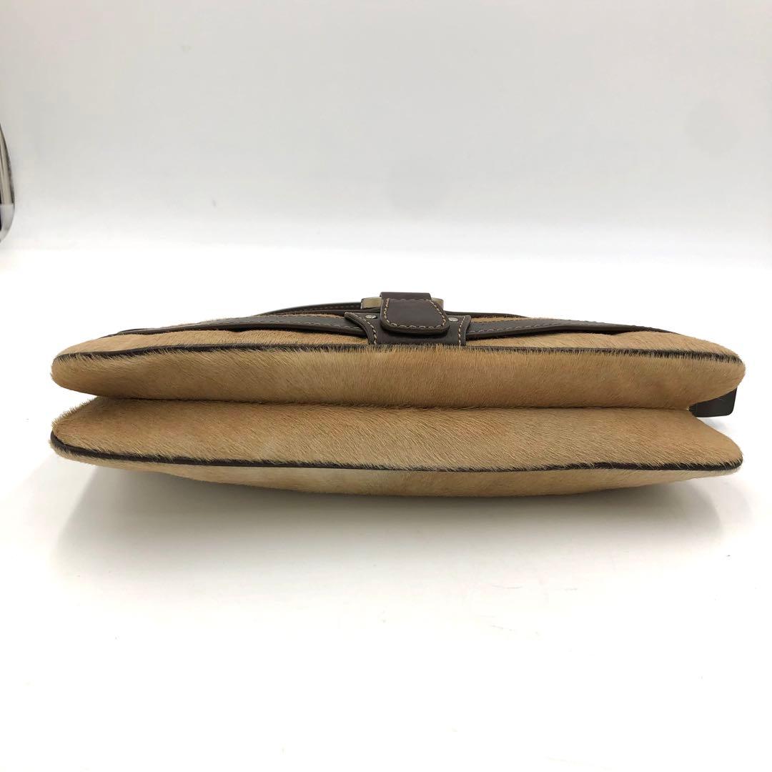 【超美品✨】TOD'S ワンショルダーバッグ 肩掛け ブラウン ハラコ レザー 【超美品✨】TOD'S ワンショルダーバッグ 肩掛け ブラウン ハラコ レザー