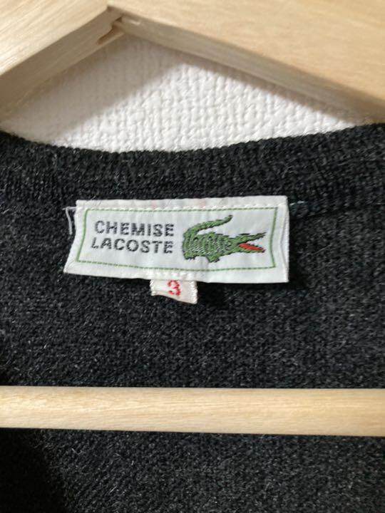 希少 chemise lacoste セーターウール100 GaP6C-m38073704395 大得価格安