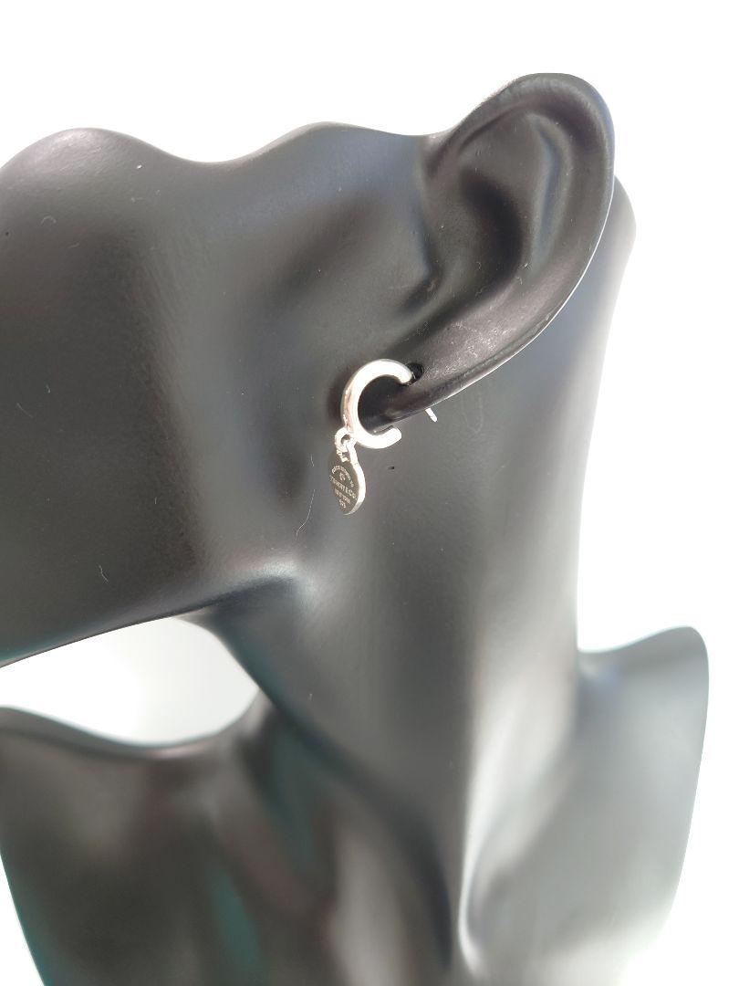 【極美品】TIFFANY ティファニー 1Pダイヤ リターントゥ ピアス 極美品】TIFFANY ティファニー 1Pダイヤ リターントゥ ピアス