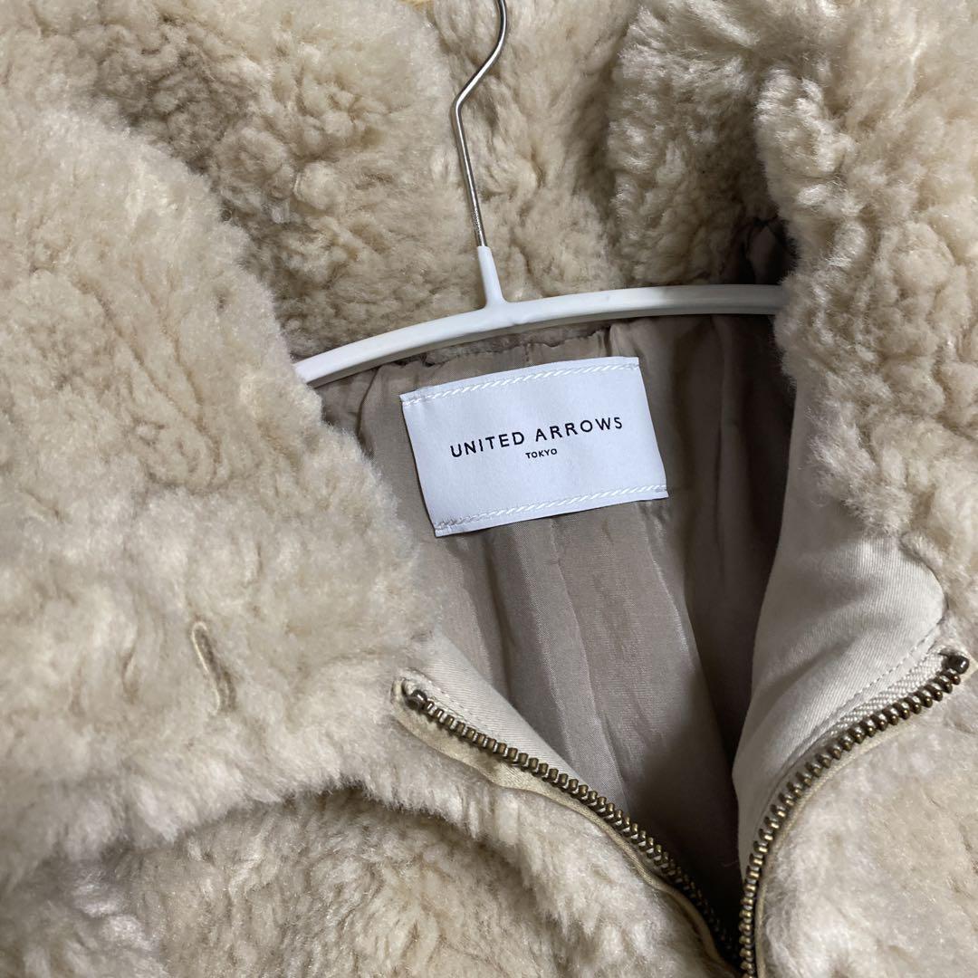 UNITED ARROWS フェイクファー ジップ ブルゾン ¥41,800 UNITED ARROWS フェイクファー ジップ ブルゾン ¥41,800
