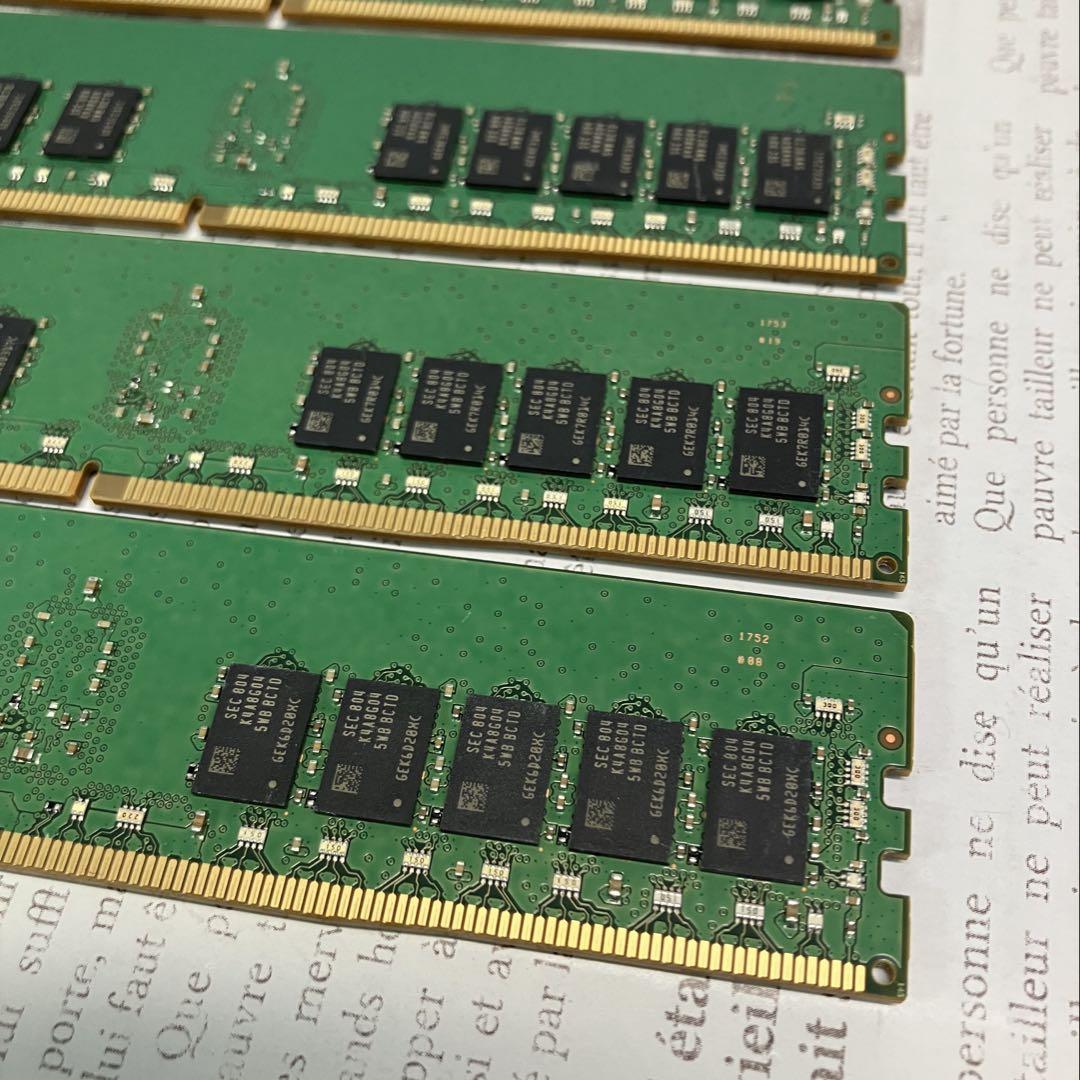 専用　DDR4 2666 Samsung 16GBx4枚 64GB ECC Re