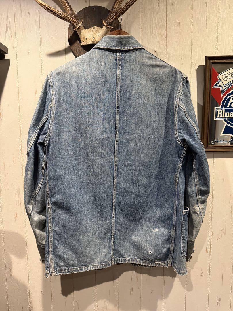 40s lee 91-j ハウスタグ ロングL ヴィンテージ 　カバーオール