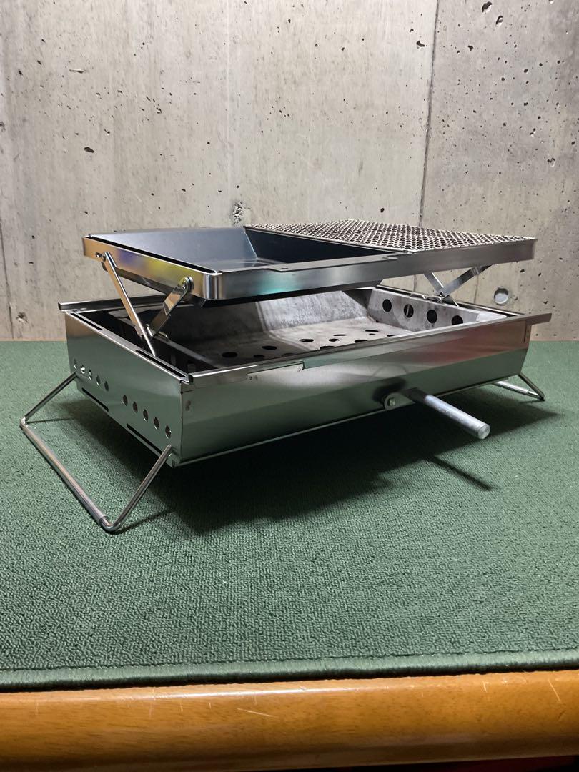 リフトアップBBQ BOX ＆ グリルプレートハーフ 深型 スノーピーク