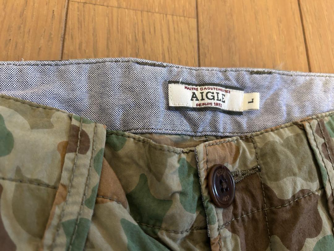 AIGLE エーグル CAMO 迷彩 ショートパンツ