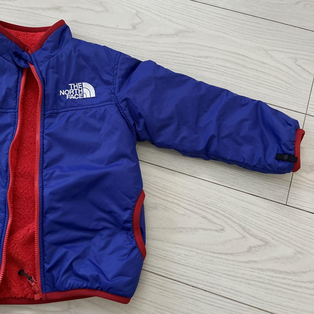 THE NORTH FACE キッズジャケット 青赤 リバーシブル 100cm
