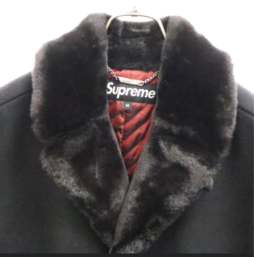 supreme 22FW Fur Collar Car Coat
