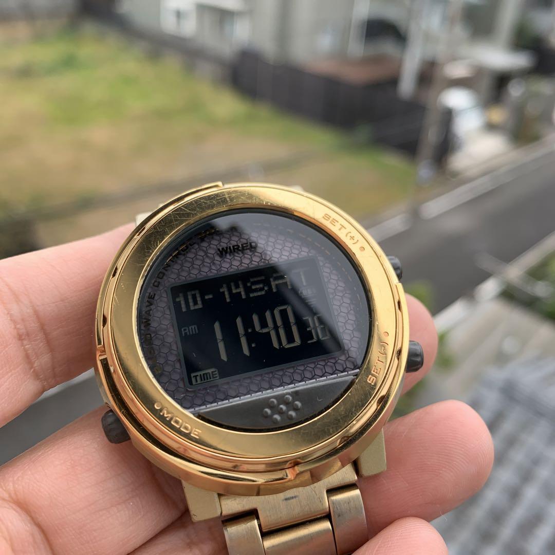 人気ブランド新作豊富 藤原ヒロシ ソーラー電波 ハニカム✖️セイコーワイヤードhコラボ 時計