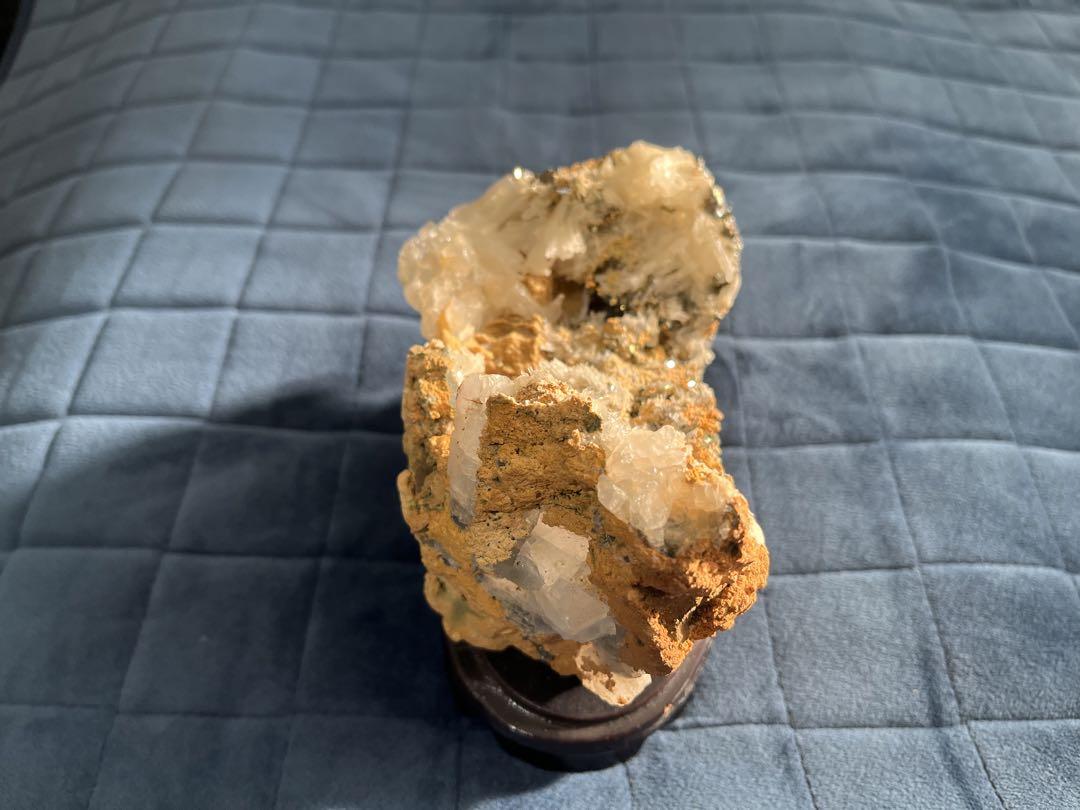 鉱石アートオブジェ 木製台座付き