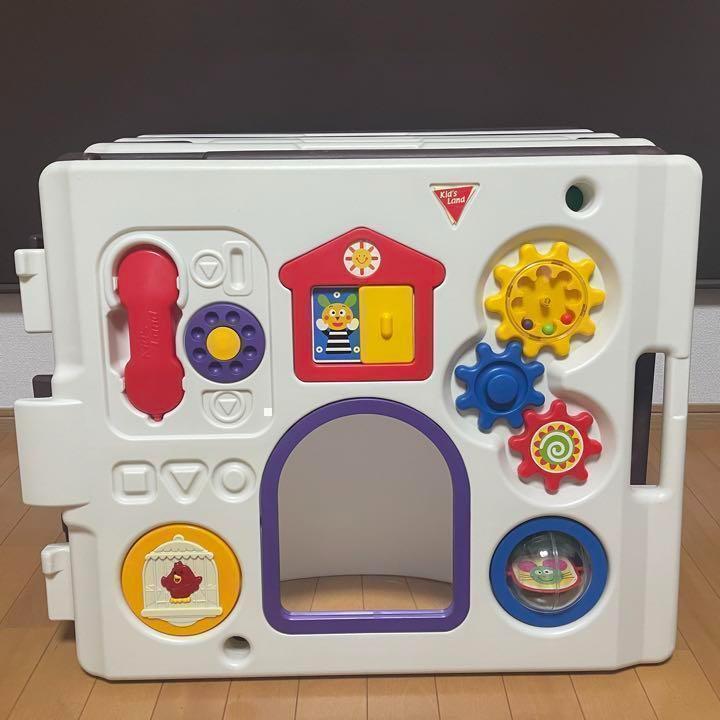 ミュージカルキッズランドＤＸ　ショコラ　8枚パネル　ベビーサークル　欠品あり