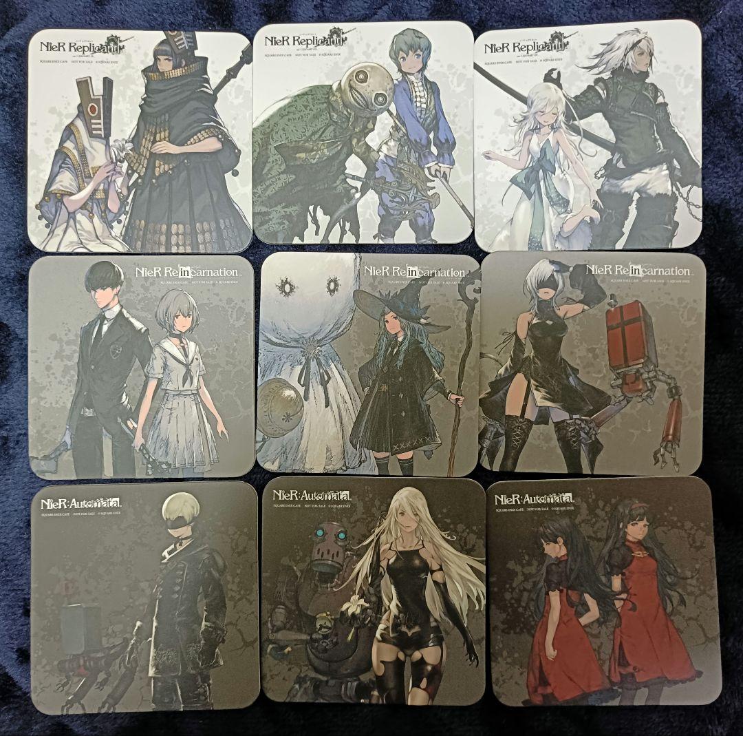 スクエニカフェ NieR ニーア シリーズ コースター ランチョン