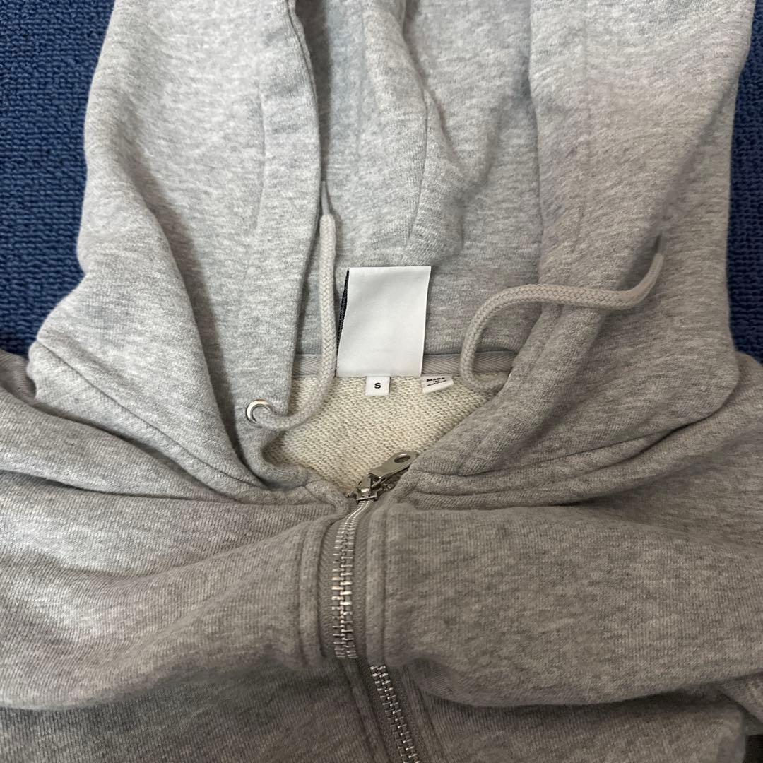 x-girl グレー パーカー バックプリント