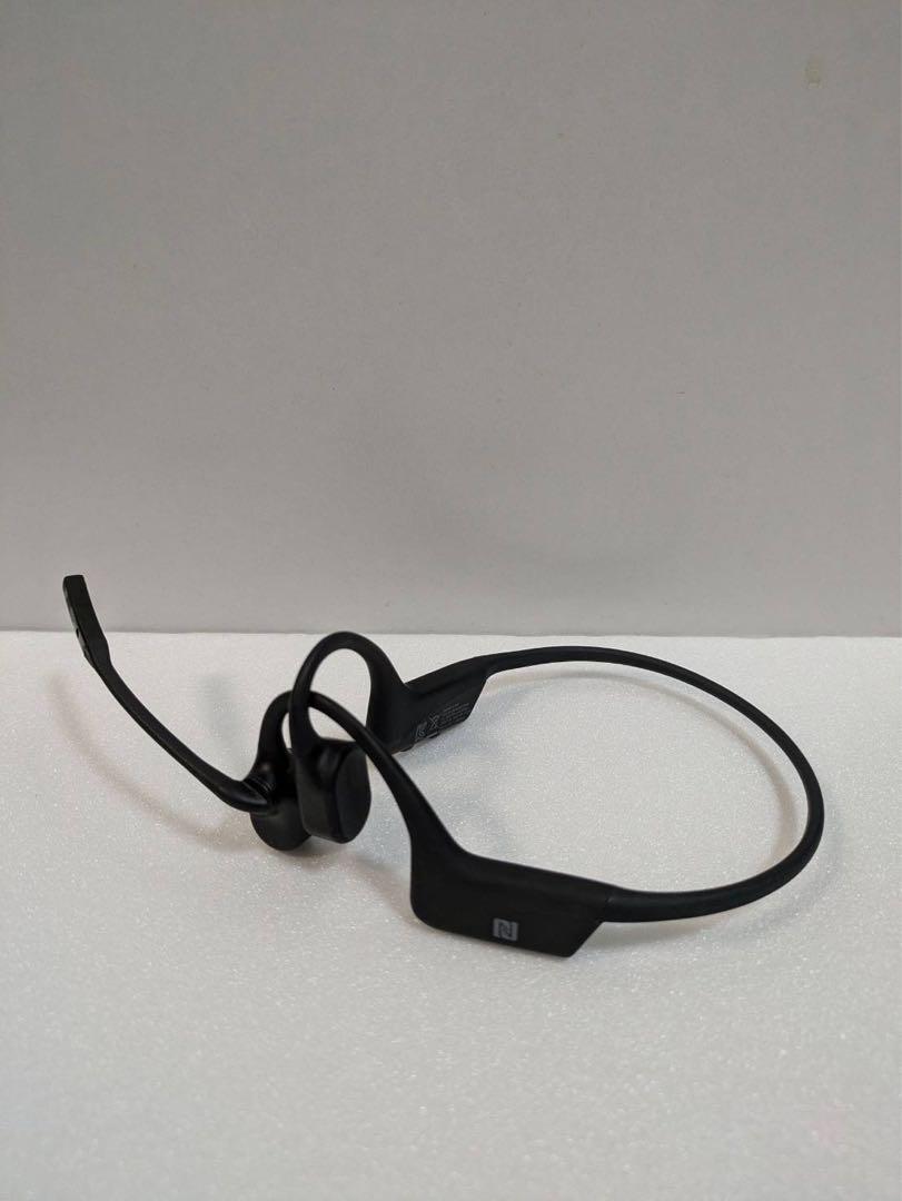 SHOKZ OPENCOMM C102 骨伝導イヤホン マイク付き ブラック