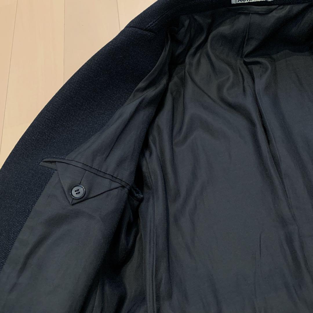 オーラリー　WOOL SILK MELTON HALF COAT