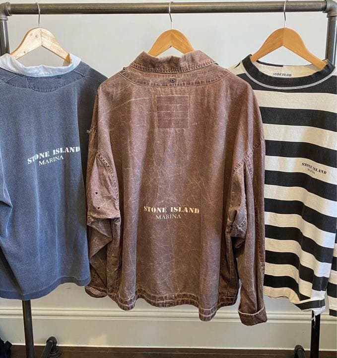ー品販売 stone island marina sailcloth 80s ブルゾン - www.iqunix.vn
