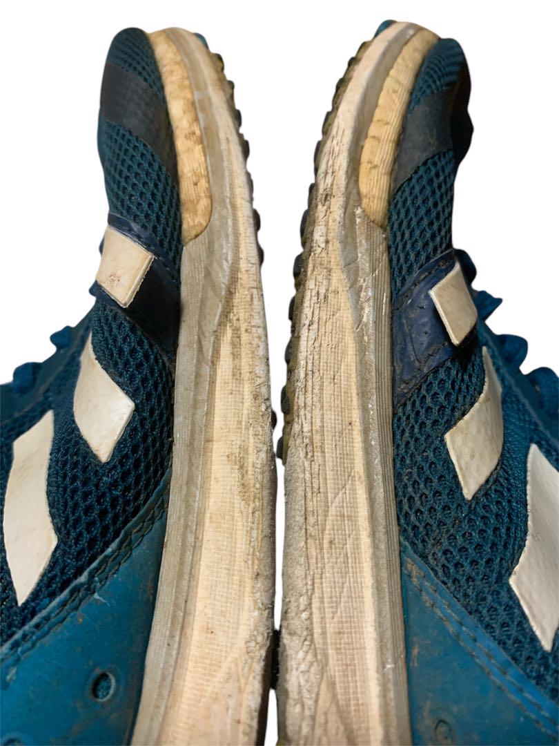 adidas ランニングシューズ 青
