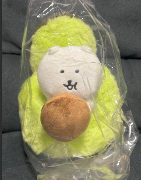 ナガノキャラクターズ 桃と踊るマスコット アボカドぬいぐるみ 2点セット