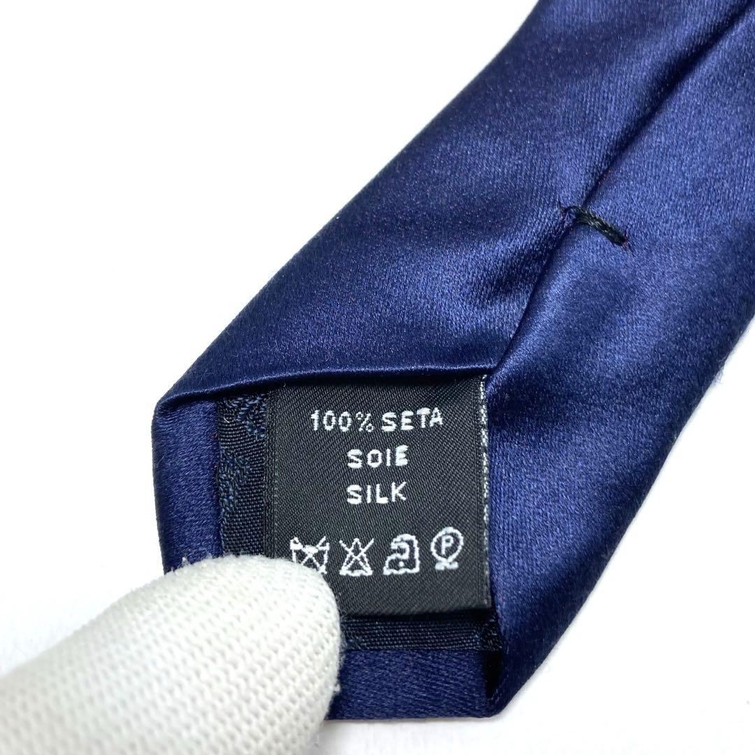 【極美品】 VERSACE ネクタイ 新品同様 ブランドロゴ 希少品 ペイズリー