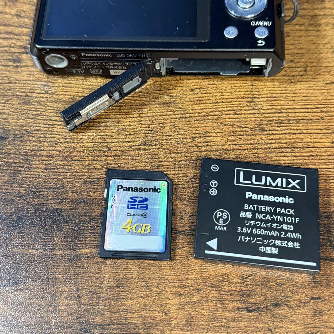 Panasonic DMC-FH5 デジタルカメラ 16メガピクセル　中古 Panasonic LUMIX DMC-FH5 16メガピクセル - メルカリ