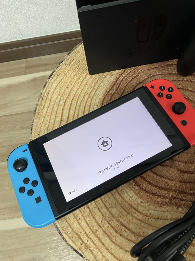 Nintendo Switch ニンテンドースイッチ本体　ネオン 箱無し ②