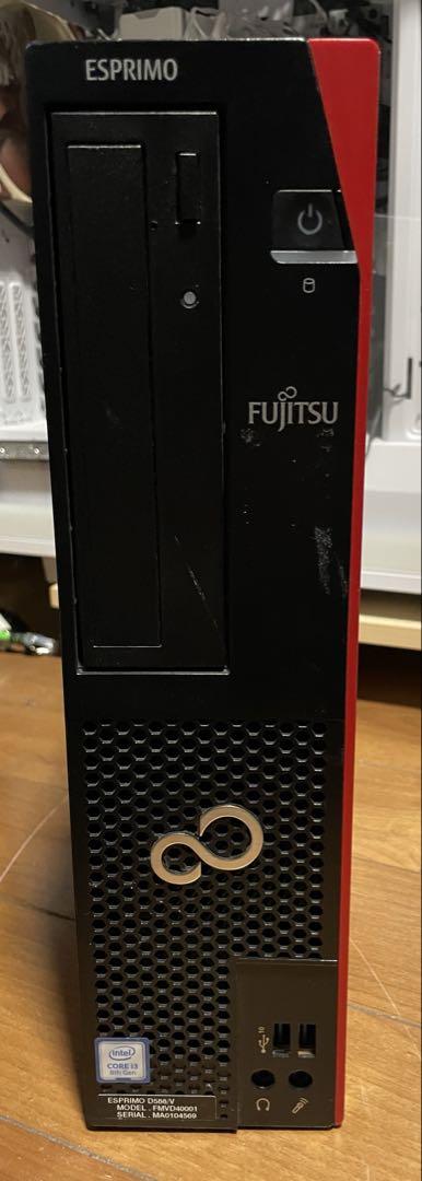 富士通 デスクトップPC esprimo i3-8100 SSD128GB