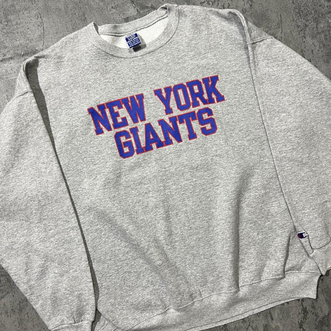 【2025の人気アイテム】 champion NFL New York GIANTS チームロゴ スウェット