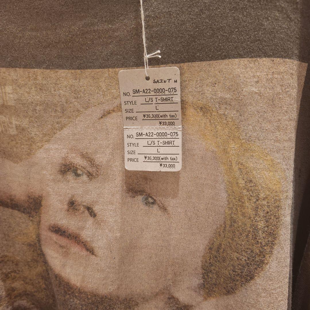 トップス 22AW SAINT MICHAEL DB_LS TEE HUNKY DORY