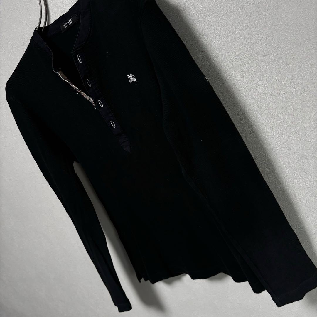 BURBERRY BLACK LABEL バーバリー ブラックレーベルロンT黒2