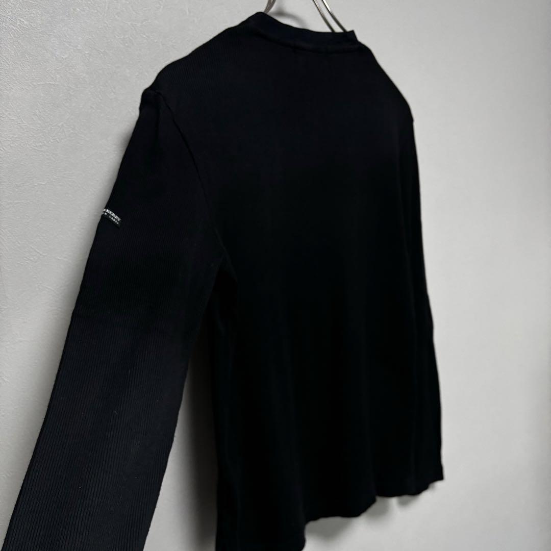 BURBERRY BLACK LABEL バーバリー ブラックレーベルロンT黒2