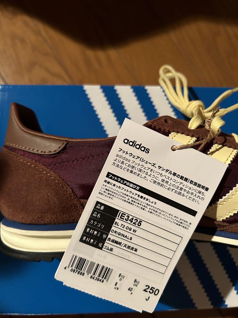 新品未使用 25.0cm adidas SL72 OG アディダス 画像6