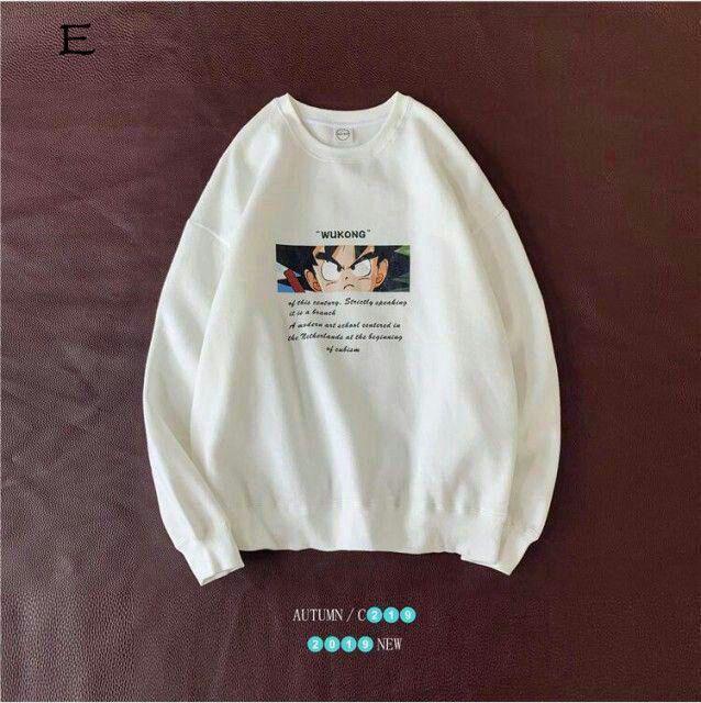 パーカー ドラゴンボール クルーネック プリントH zcH0h-m38116319602 男女兼用 冬新作 トップス 通販超特価