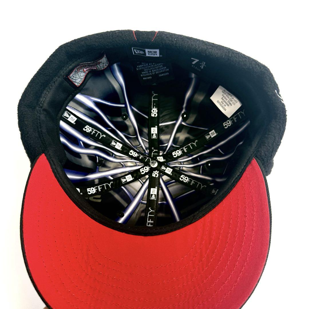 Supreme Spyder Earflap New Era 試着のみ ブラック
