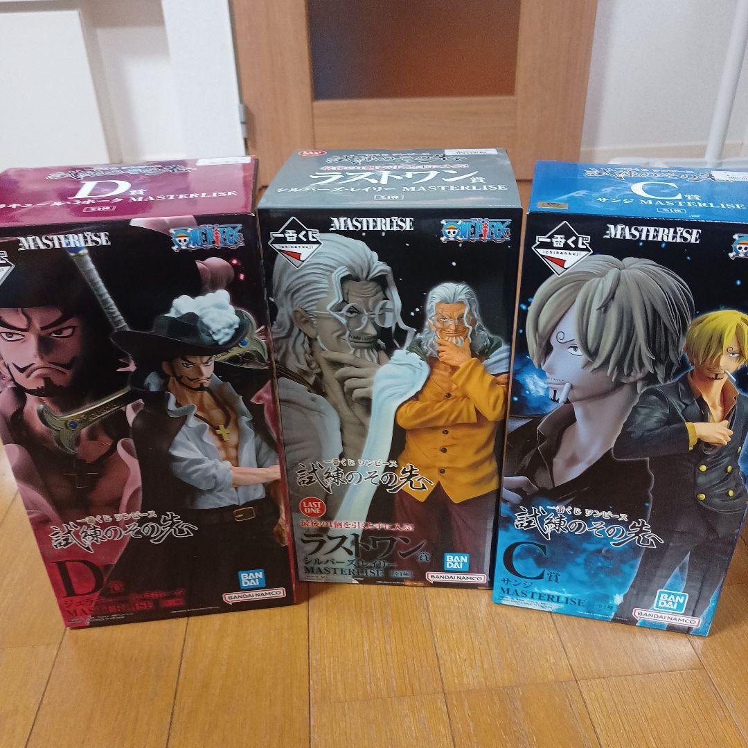 ワンピース 一番くじ フィギュア　ミホーク レイリー サンジ