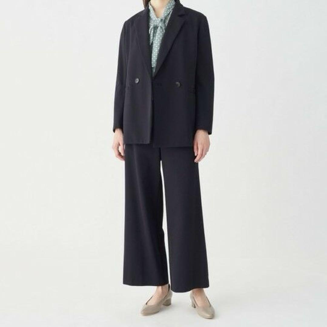 【美品】tomorrowlandジャージーステッチ ダブルブレストジャケット