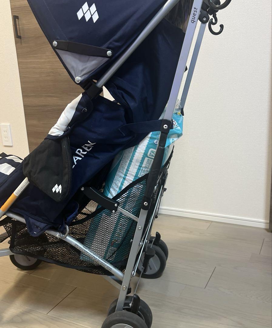 【美品】Maclaren マクラーレン　折り畳みB型ベビーカー　オート4キャス