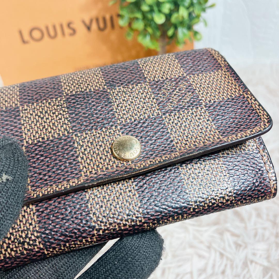 美品 ルイヴィトン ダミエ キーケース 6連 即日発送 安心取引 エベヌ