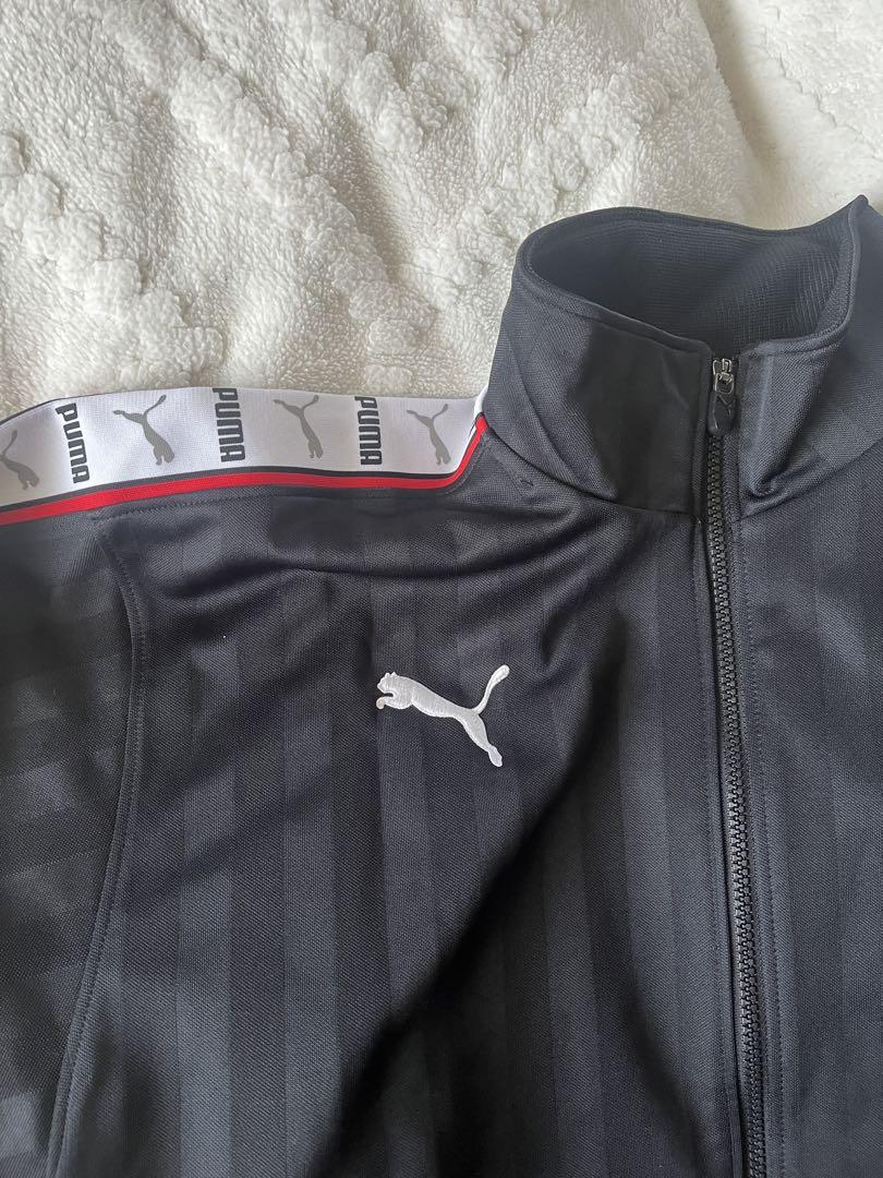 【美品】PUMAトラックジャケット（黒）上下セットL〜O