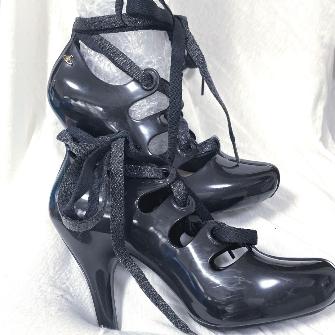 Vivienne Westwood Melissaレースアップ パンプス最終価格