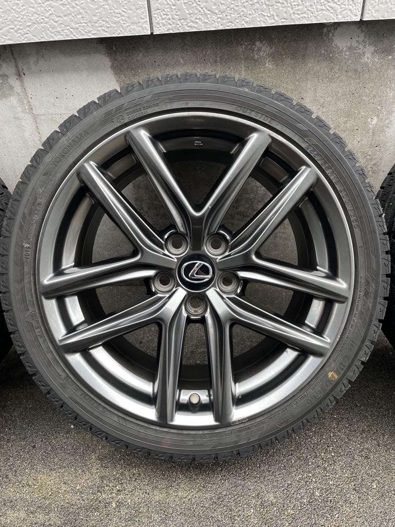 【送料込み】LEXUS is Fsports 純正ホイール　4本セット