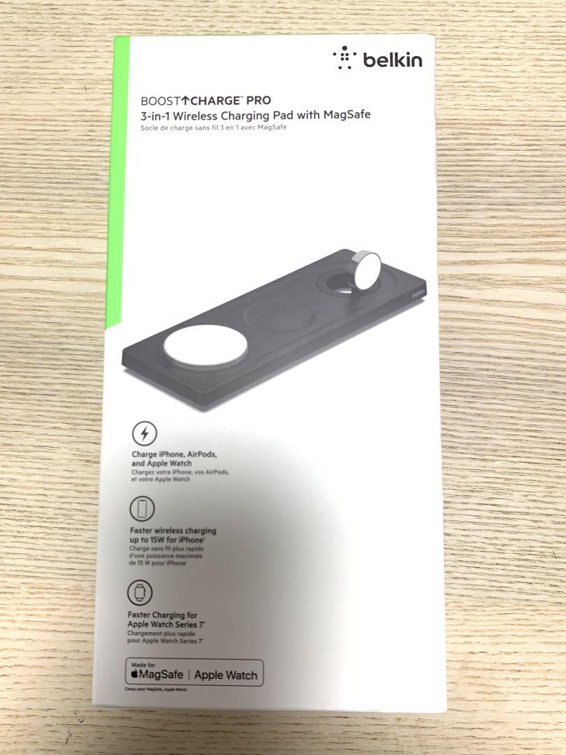 H22 Belkin 3-in-1 ワイヤレス充電器 WIZ016 充電パッド