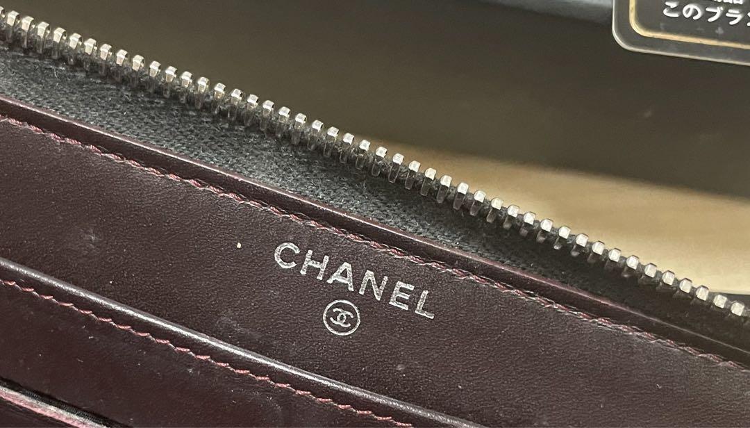 CHANEL 長財布 キャビアスキン